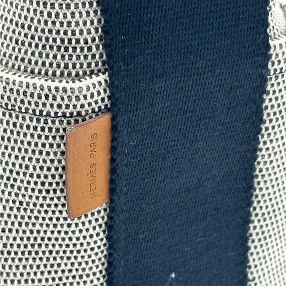 Hermes Saxo Tote Grey and Blue - Picture 6 of 14